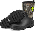 TIDEWE Rubber Boots for Men - Insulated Waterproof Hunting Boots
