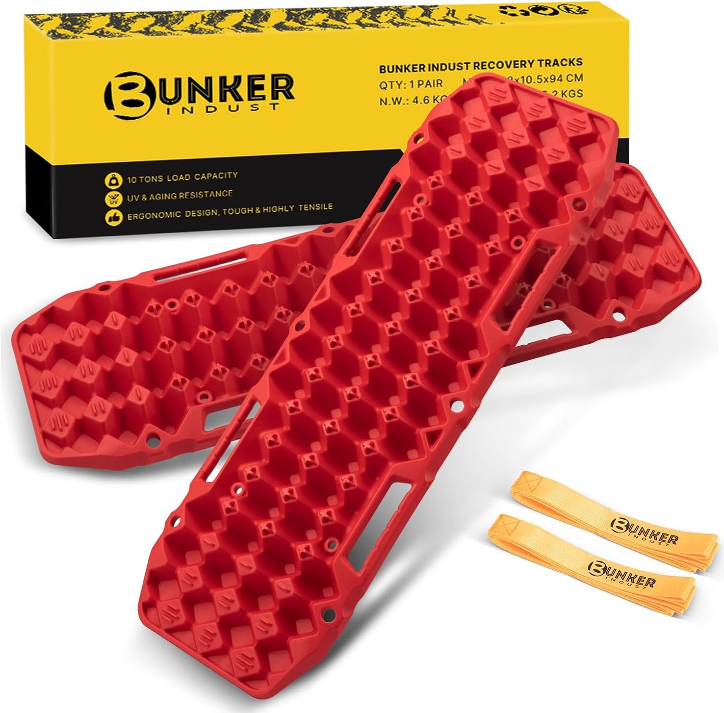Off-Road Traction Boards for Jeep Mud, Sand, Snow Recovery
