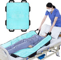 Positioning Bed Pad with 8 Reinforced Soft Handles - 500 lb Support