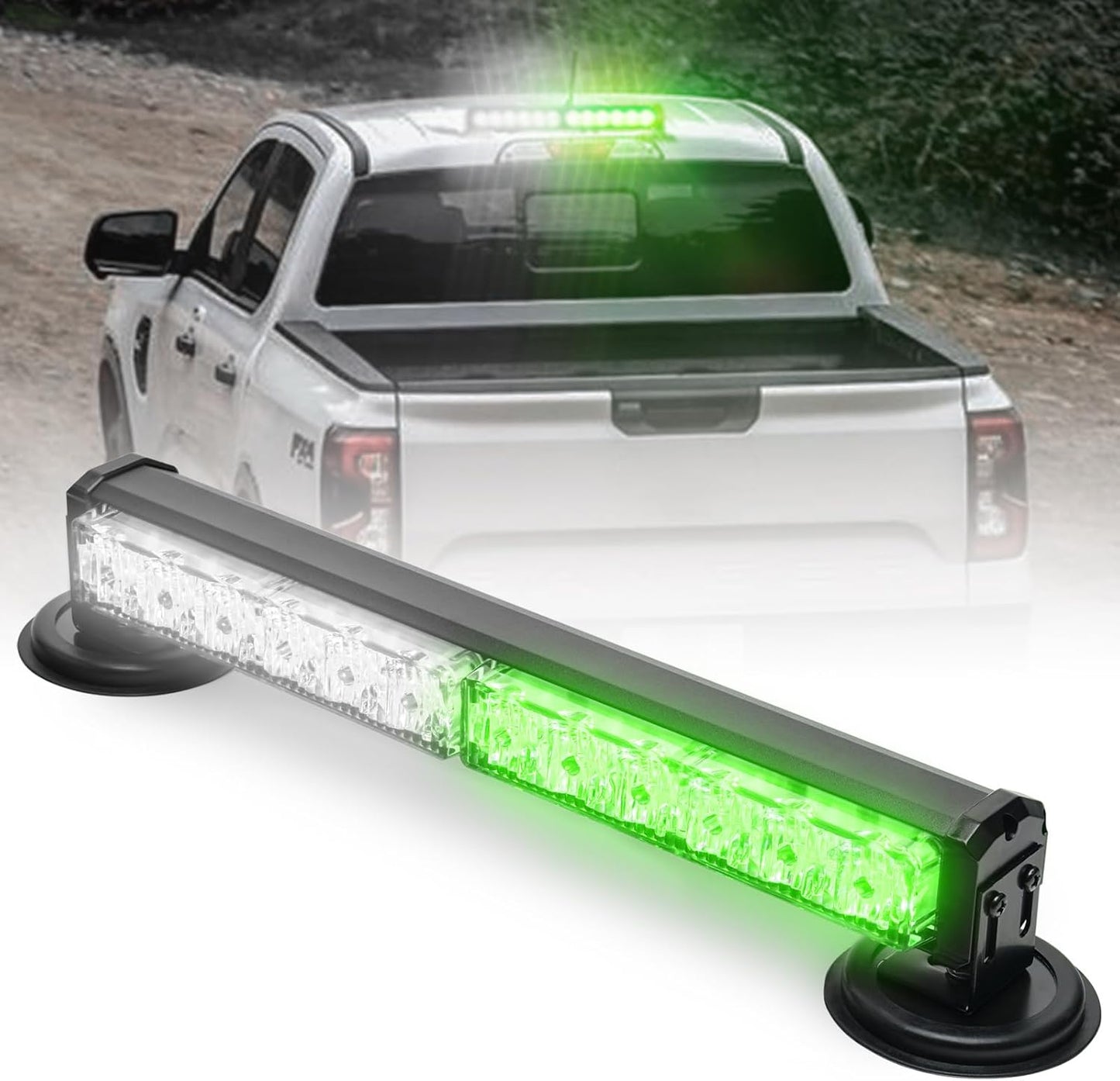 BooYu 14 in Battery Powered Emergency Strobe Light Bar Review