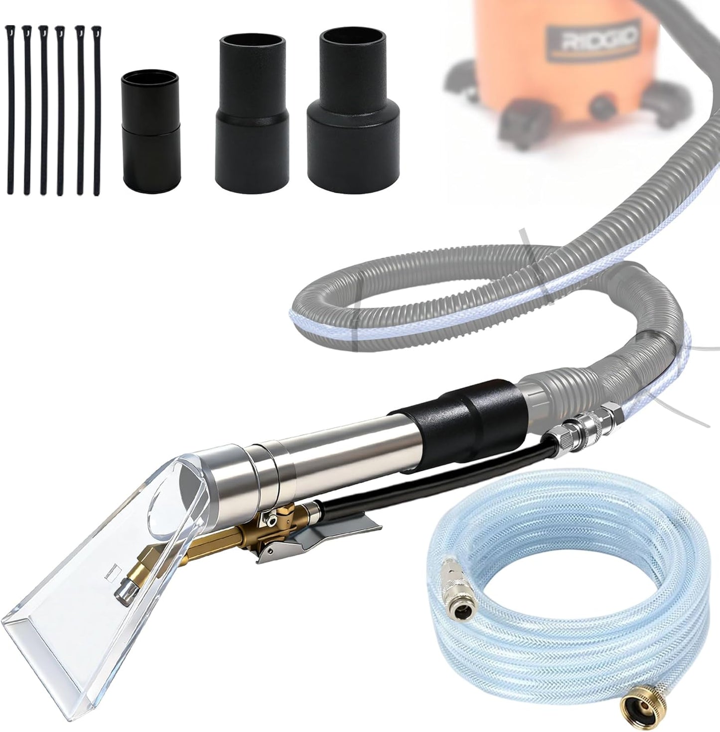 Happy Tree Universal Fit Shop Vac Extractor Hose Kit for Cleaning