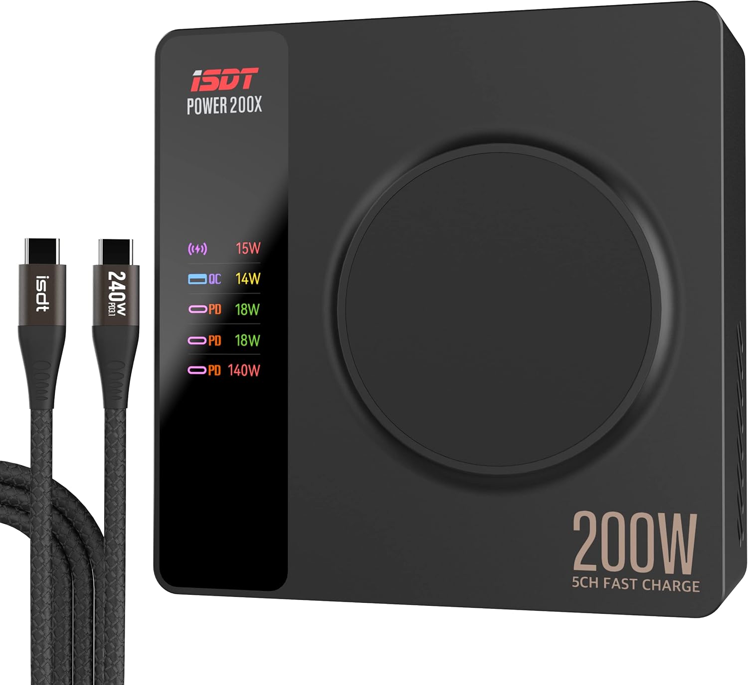 ISDT Power 200X 200W USB C Desktop Charging Station Review