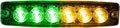 Buyers Products 5in Amber/Green LED Strobe Light - Slim 5 in Strobe
