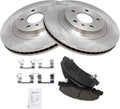 Front Brake Pad & Rotor Kit Compatible with 2008-2016 Impala, Lucerne