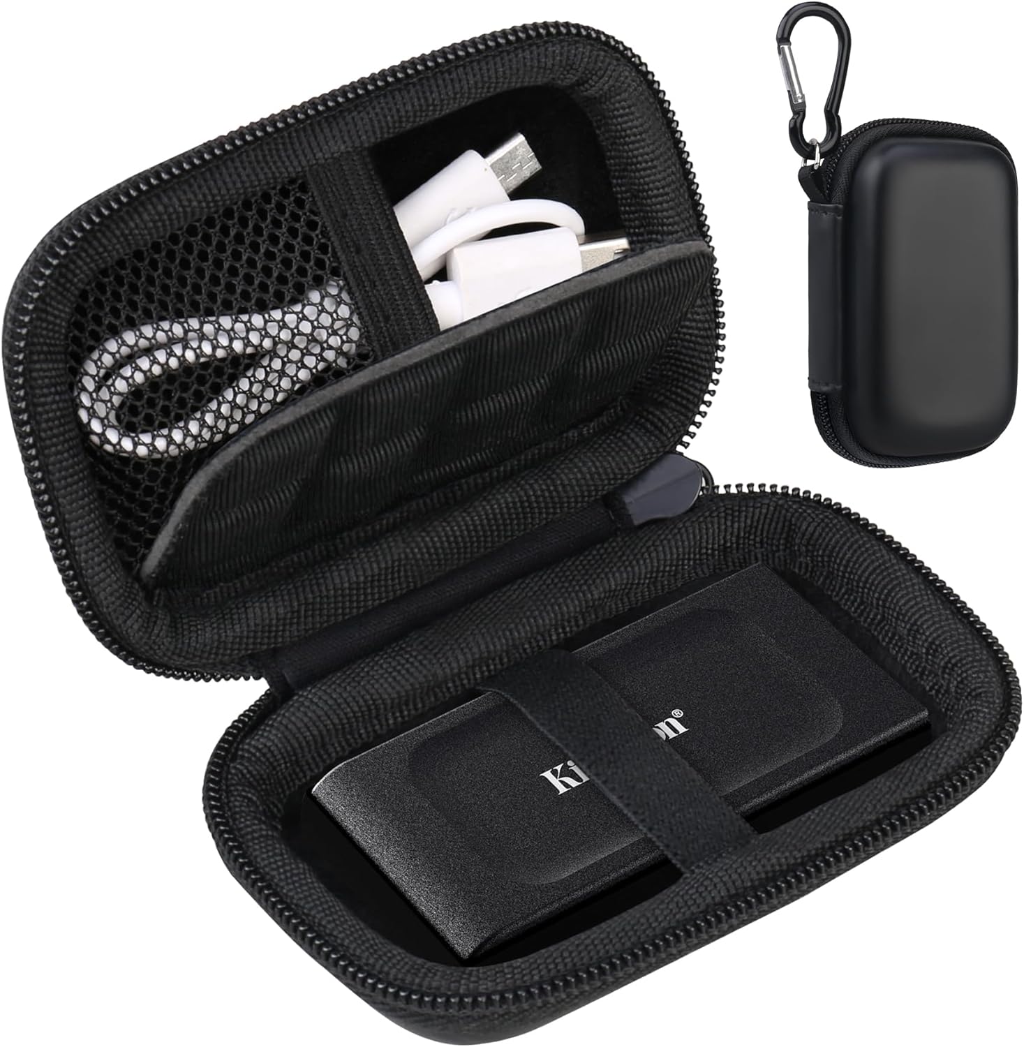 Lacdo EVA Shockproof Case for Kingston SSD - Travel Ready