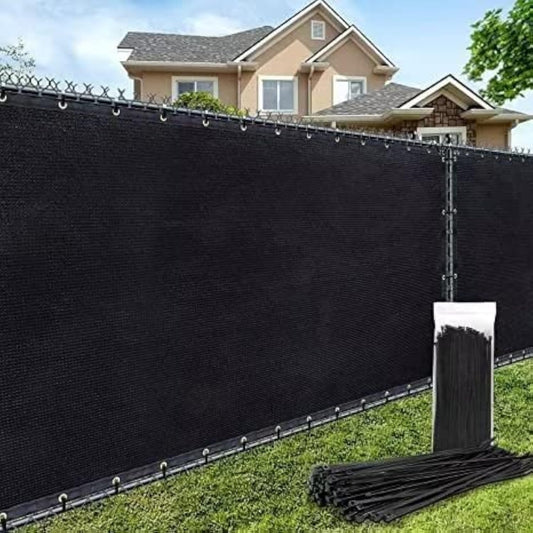 Premium Black Fence Privacy Screen: Ultimate Backyard Protection