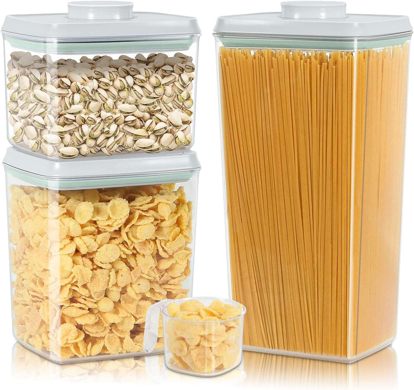 Versatile Flour and Sugar Storage Containers for Kitchen Use