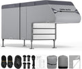 Truck Camper Cover 7-Layer Anti-Tear Top for 10ft - 12ft Campers