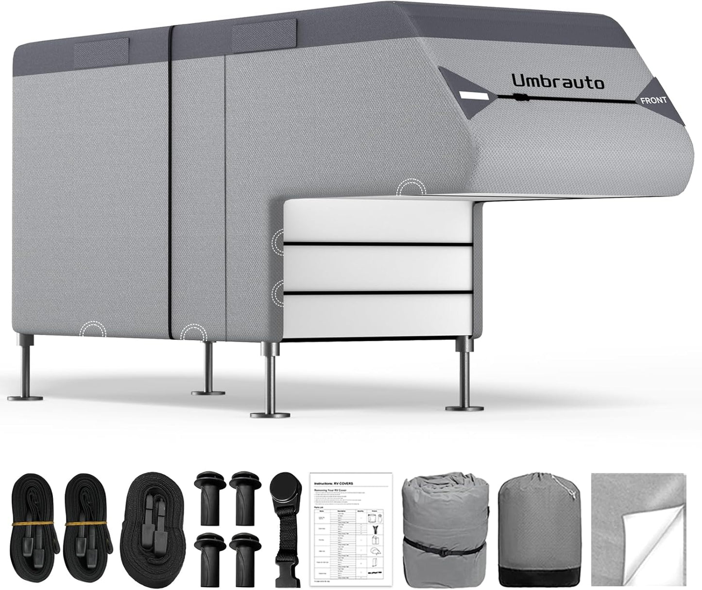 Umbrauto Truck Camper Cover for All-Season Protection 10ft - 12ft