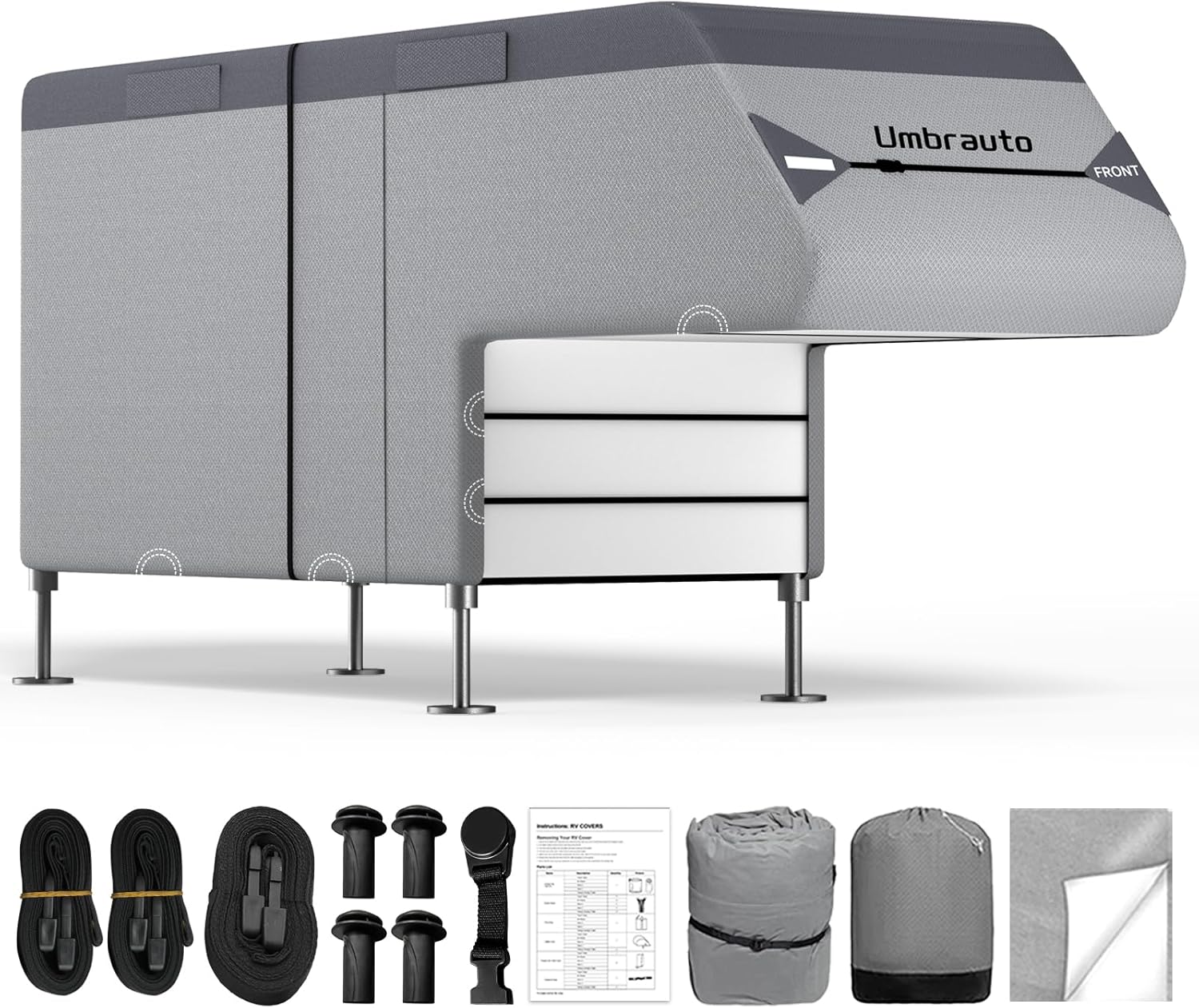 Umbrauto Truck Camper Cover for All-Season Protection 10ft - 12ft