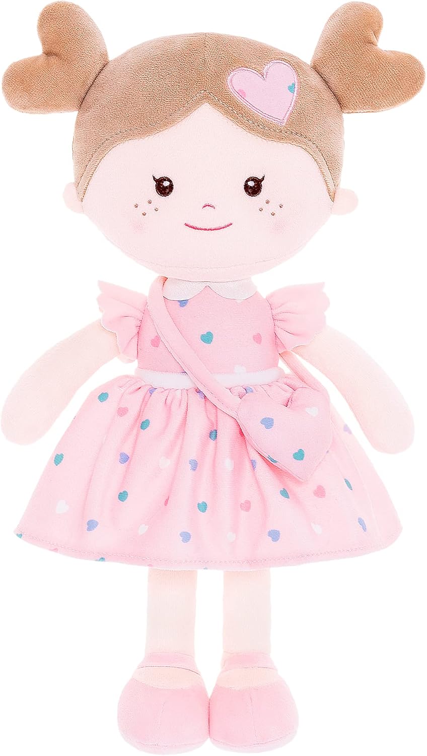 Onetoo First Baby Dolls Plush Rag Doll Soft Cuddle Buddy Toy