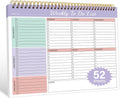 Weekly To Do List Notepad with 52 Undated Sheets - Desk Planner Pad