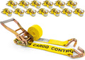 US Cargo Control Wire Hook Ratchet Straps 2 in x 12 ft (14-Pack)