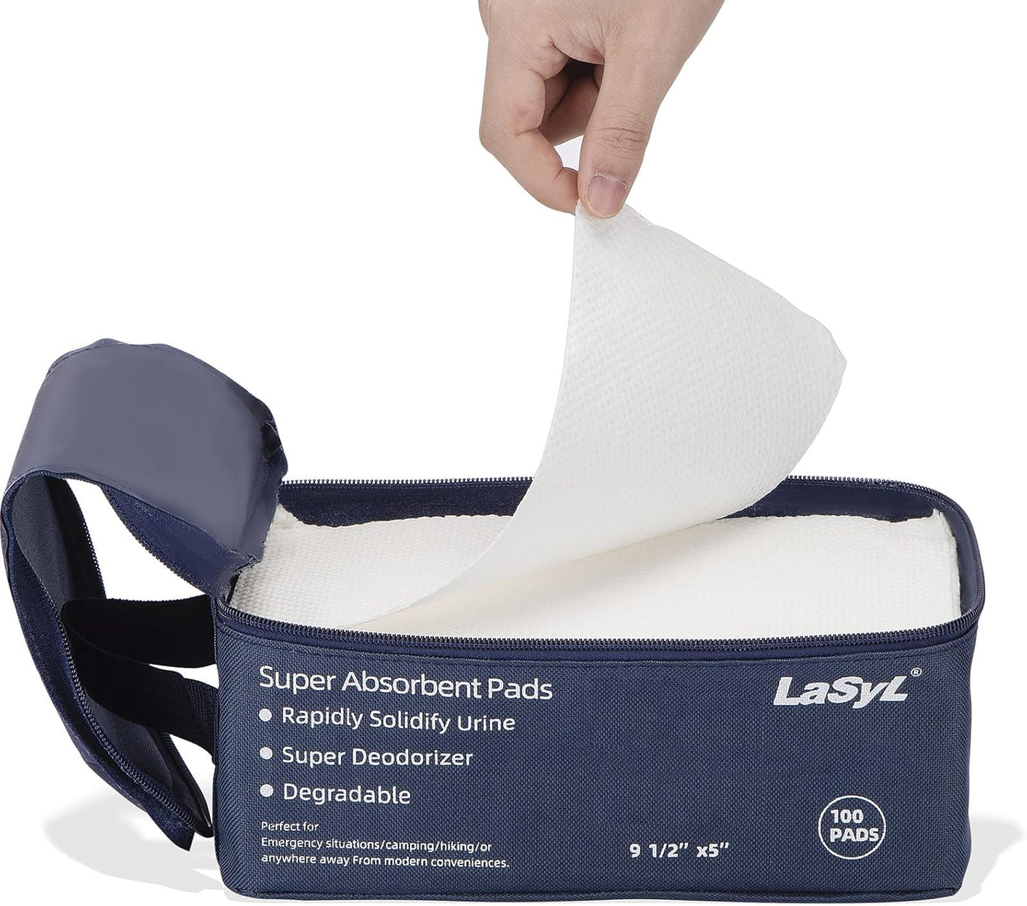 LaSyL Super Absorbent Commode Pads - Leak Proof