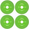 Glass Cutting Disc Pack of 4 100x20mm - Very Fine Grit Precision Cuts