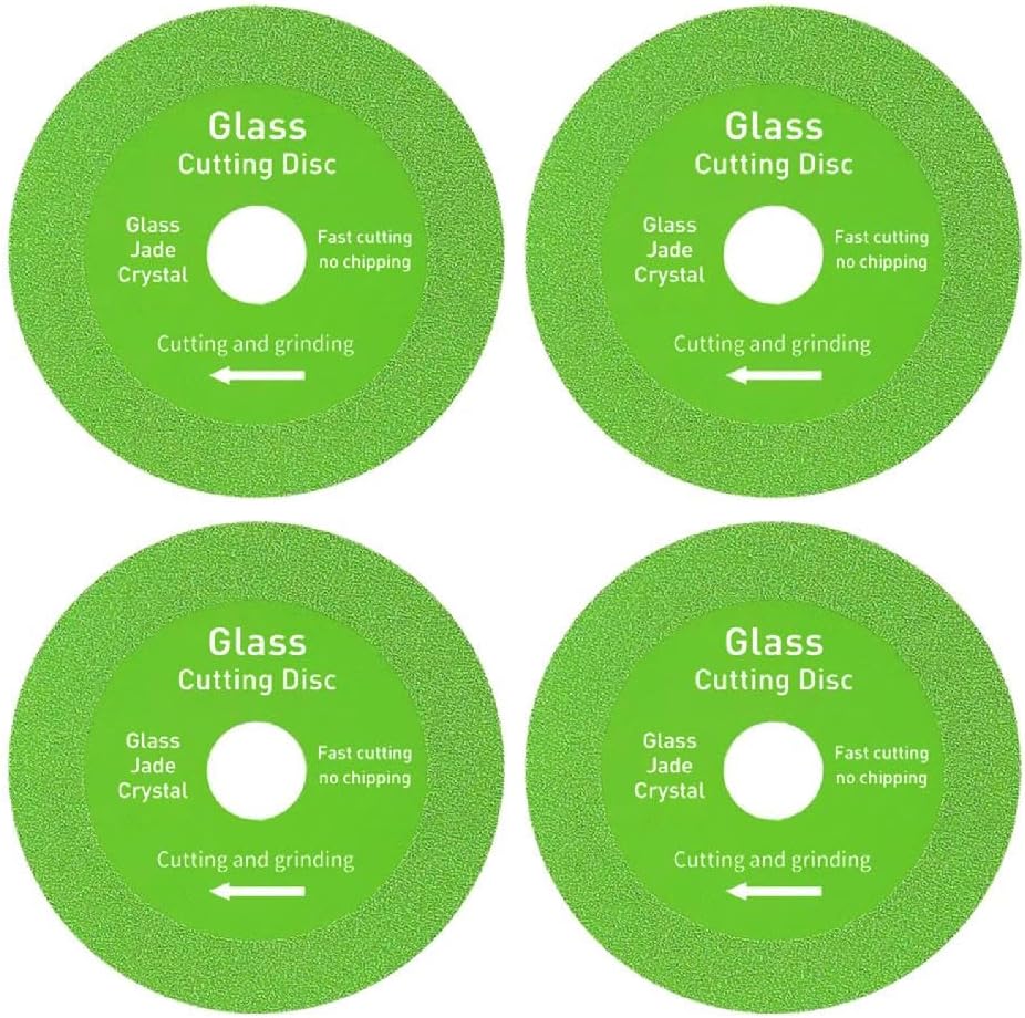 Precision Glass Cutting Discs - Pack of 4