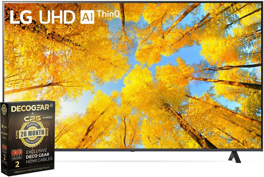 LG 70 4K UHD Smart TV Bundle + 26 Mo Protection