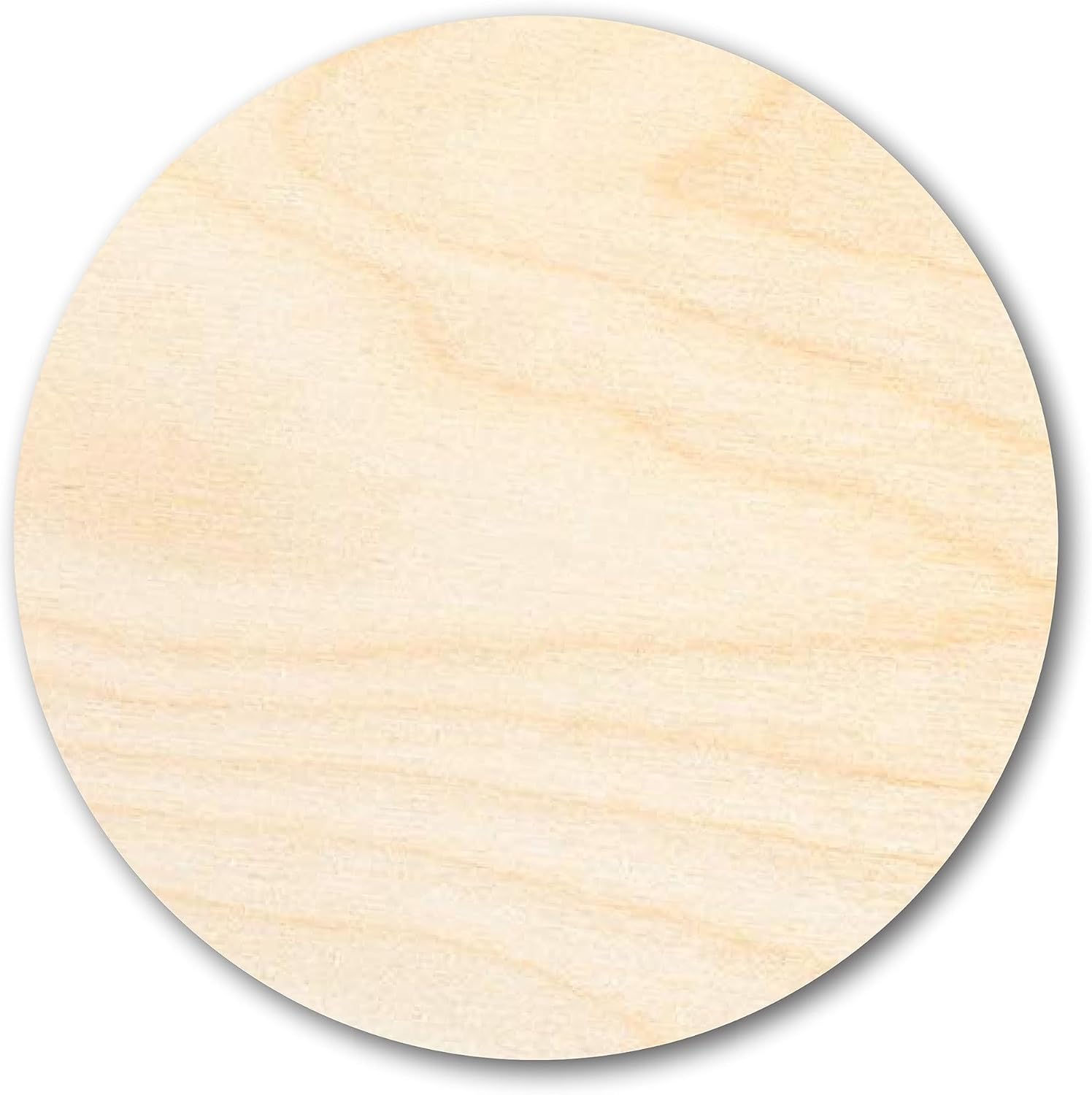 Unfinished Wood Circle Round Craft Cutout for DIY Projects