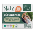 Naty BioEmbrace Baby Newborn Diapers Size 1 - Plant-Based Comfort