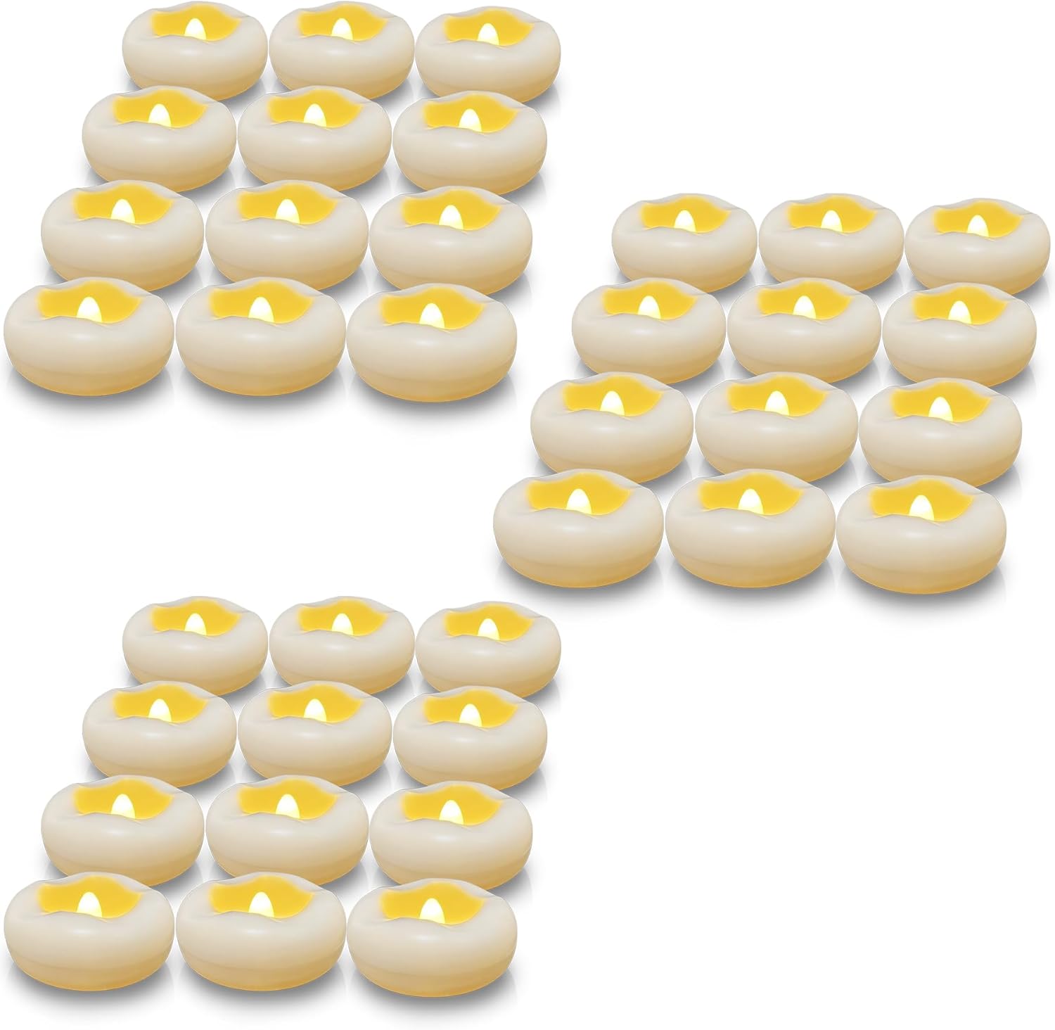 Floating Candles for Centerpieces - 150+ Hours Flameless Glow