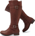 Luoika Women's Extra Wide Calf Knee High Boots (Style MML7)