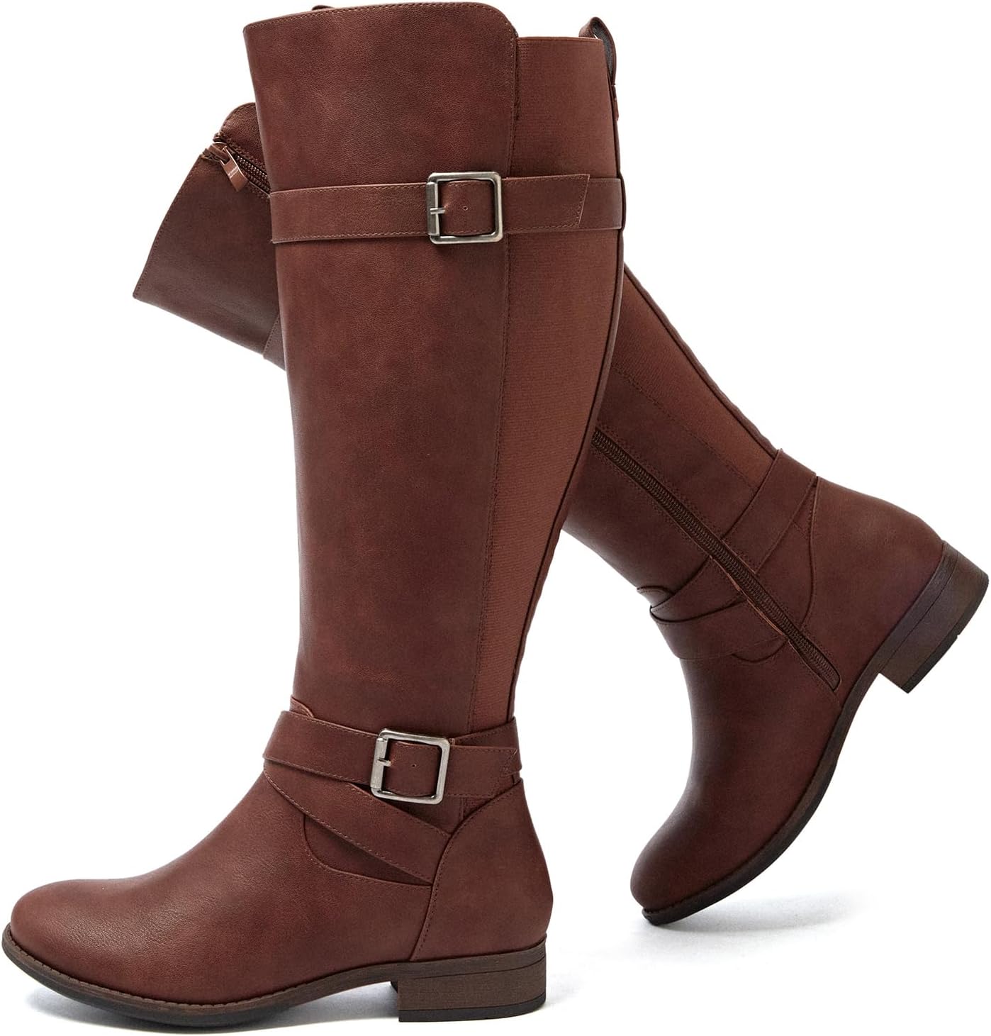 Luoika Women's Extra Wide Calf Knee High Boots for Comfort