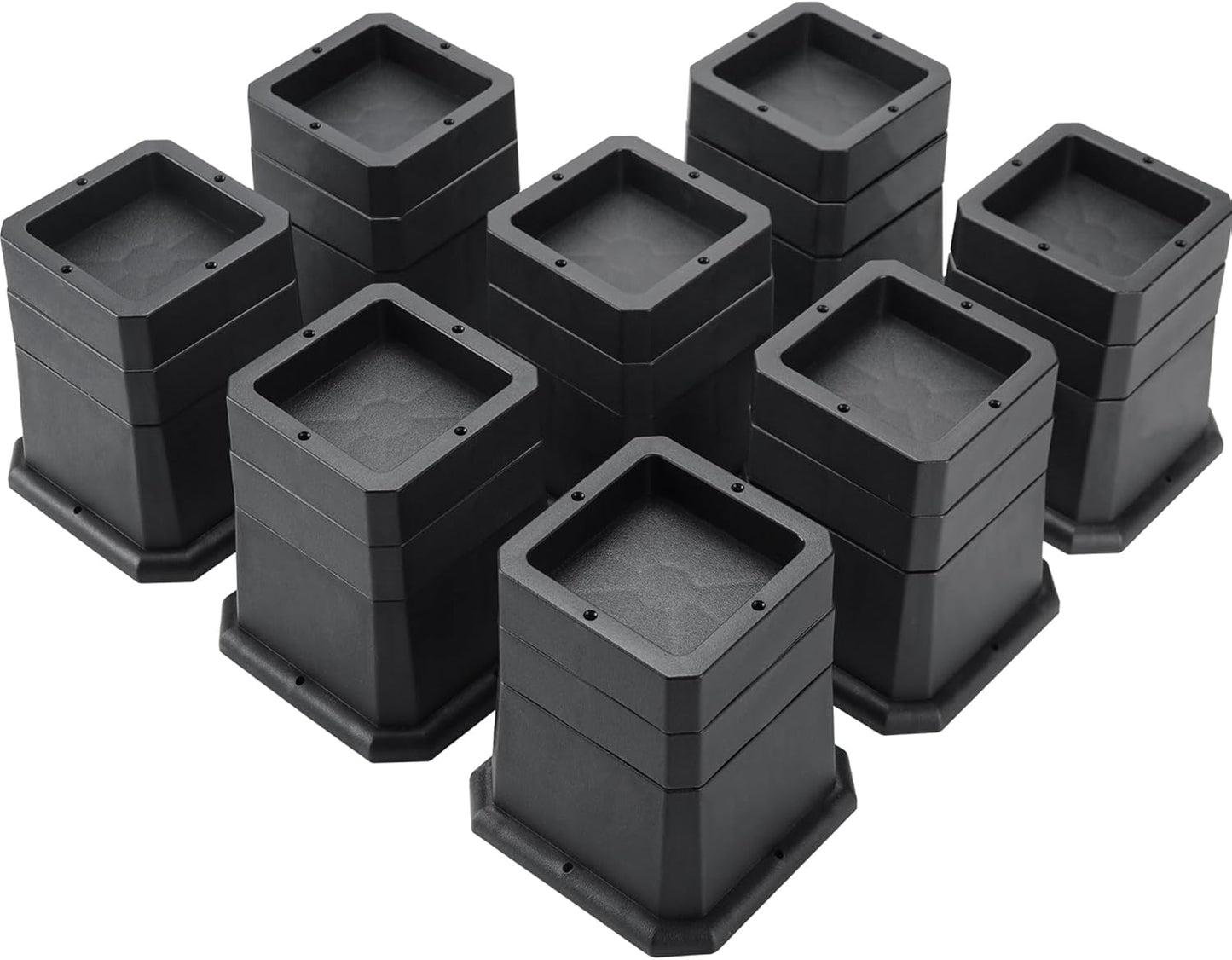 BTSD-home Adjustable Bed Risers for Enhanced Storage Space