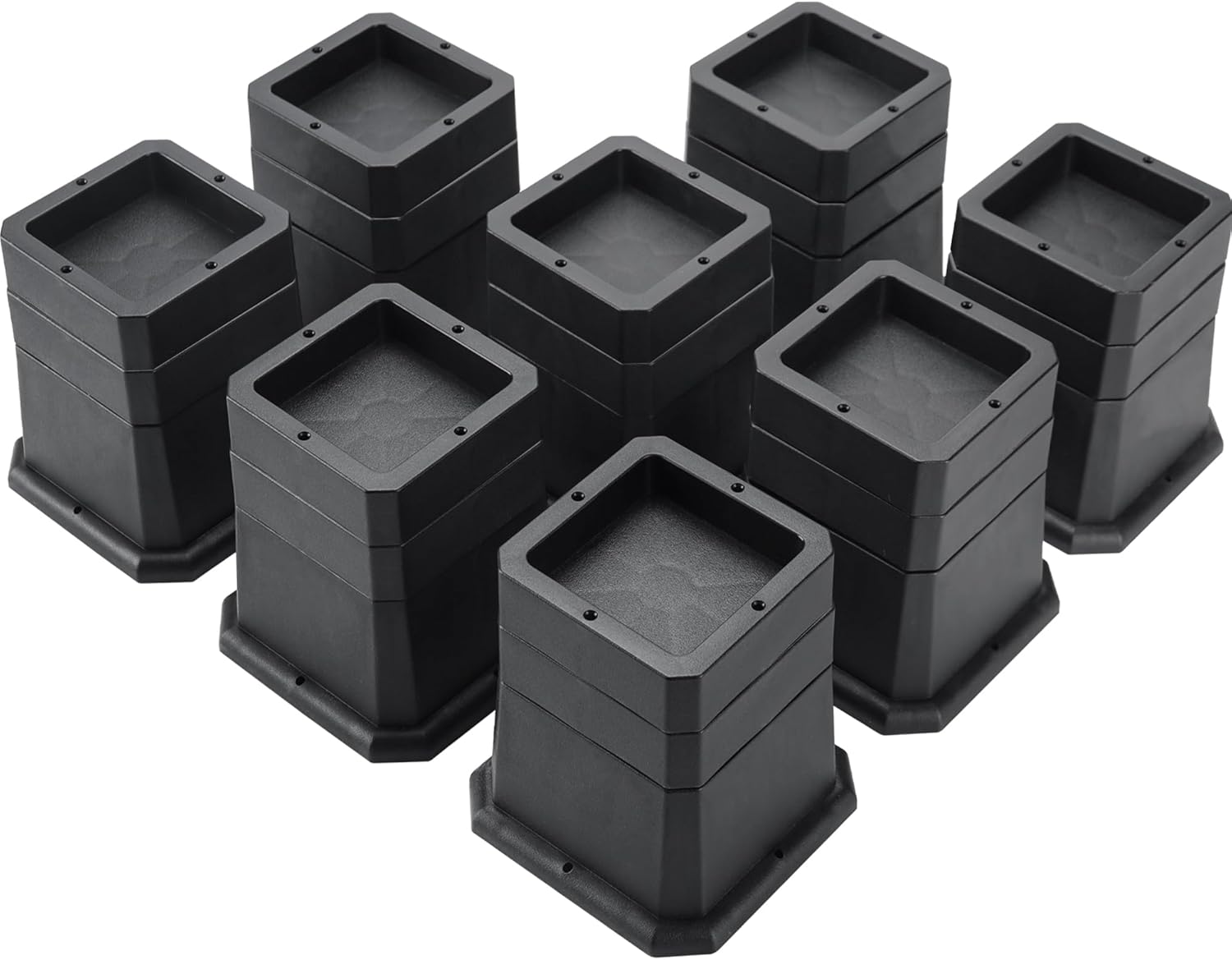 BTSD-home Adjustable Bed Risers for Enhanced Storage Space