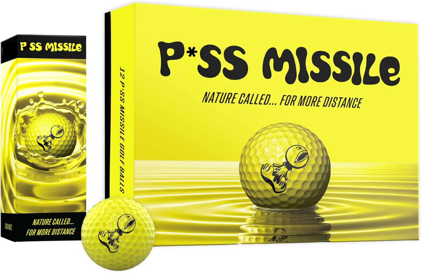 PSS MSSLE Golf Balls - Ultimate Distance & Accuracy!