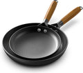 imarku Non Stick Frying Pans 8 in & 10 in Set - Honeycomb Cast Iron