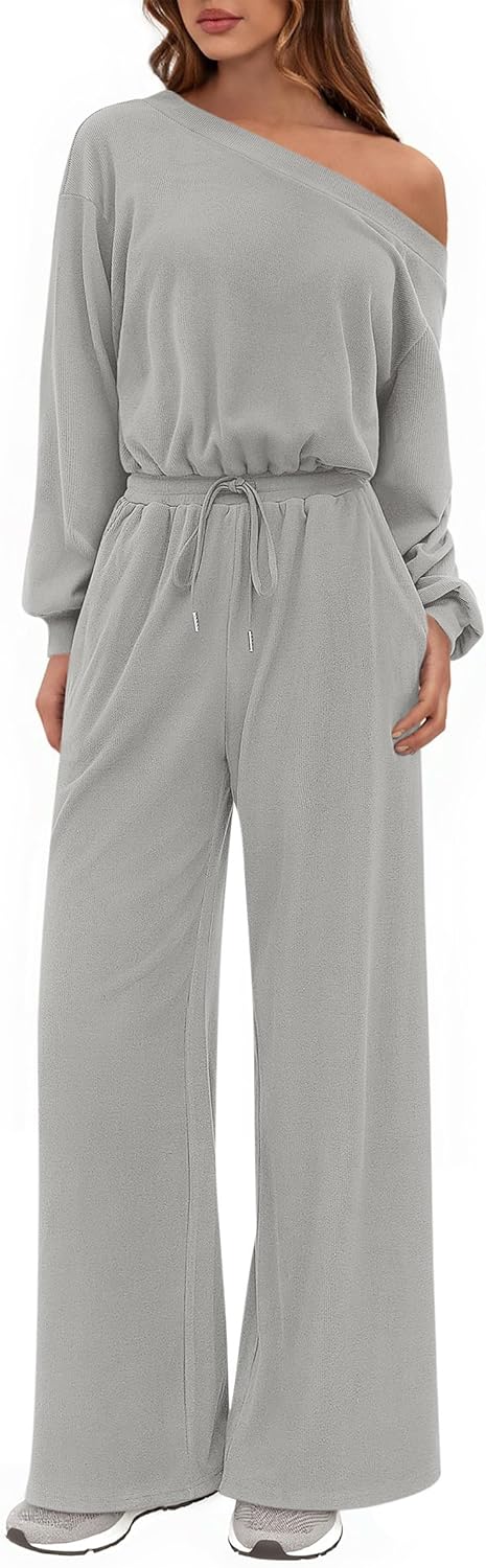 PRETTYGARDEN Long Sleeve Jumpsuit For Women - Stylish Comfort