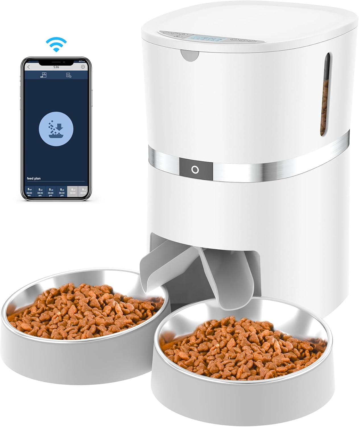 Automatic Cat Feeder with Smart Feeding and Voice Recorder