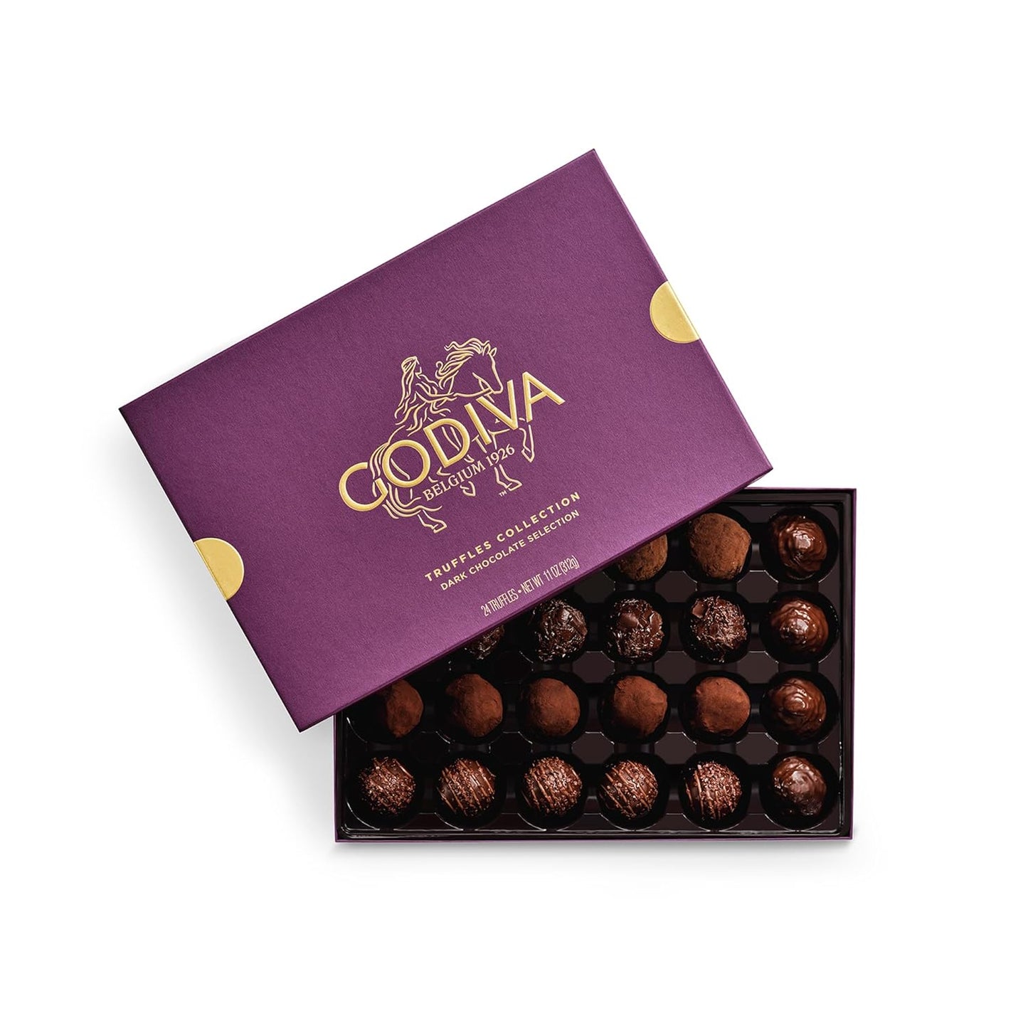Godiva Dark Chocolate Truffle Gift Box for Gourmet Lovers