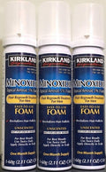 Kirkland Minoxidil for Men 5% Foam - Unscented 3 Month Supply