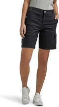 Lee Women's Flex-to-go Mid-Rise Relaxed Fit Cargo Bermuda Short