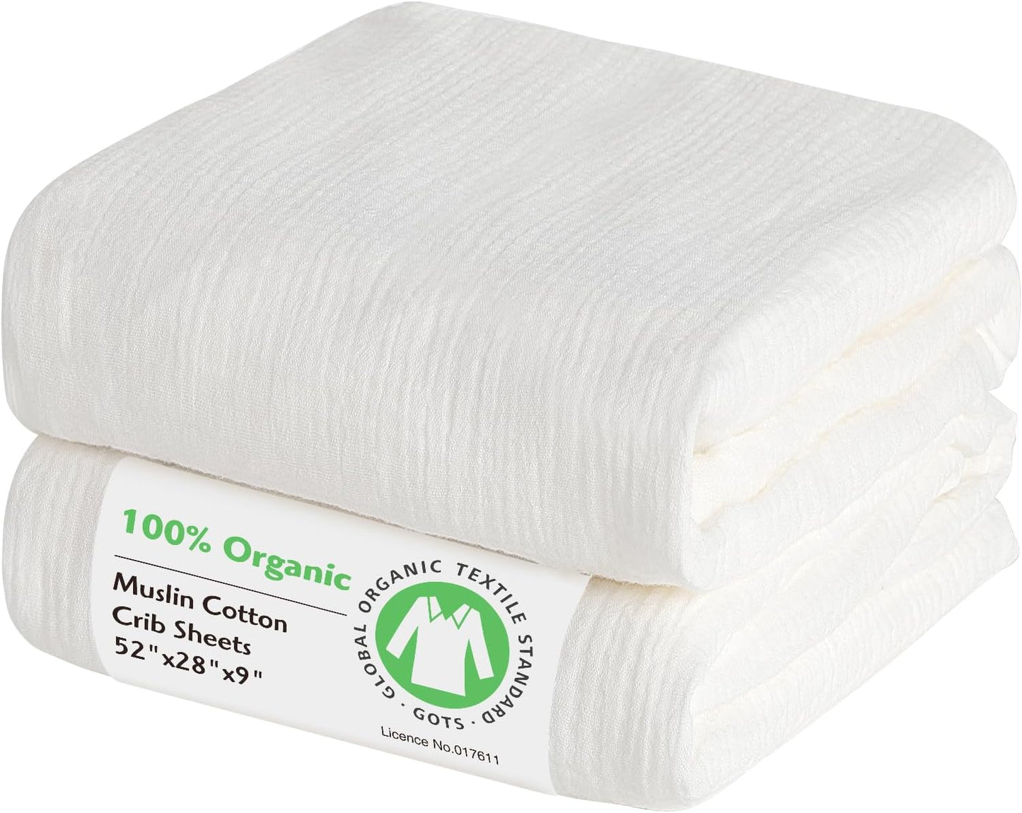 Baby Organic Crib Sheets 2 Pack for Comfort and Safety