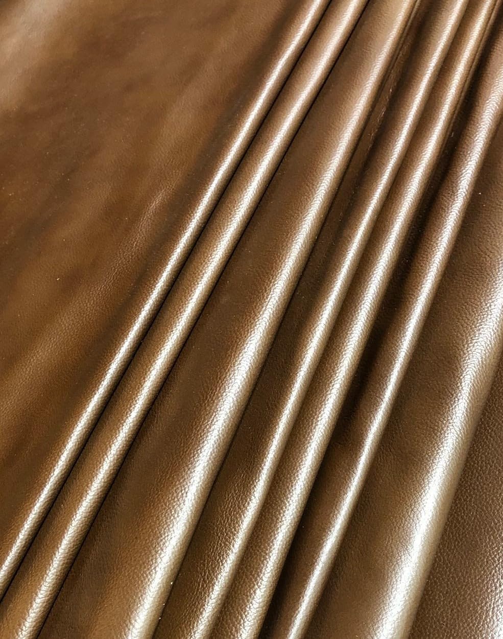 REED Leather Hides for Upholstery Crafts - Antique Brown Cow Skin