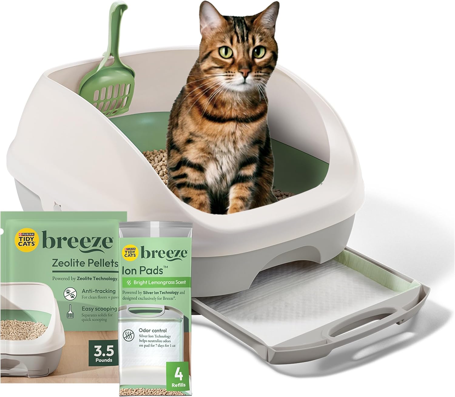 Purina Tidy Cats Litter Box System for Easy Odor Control