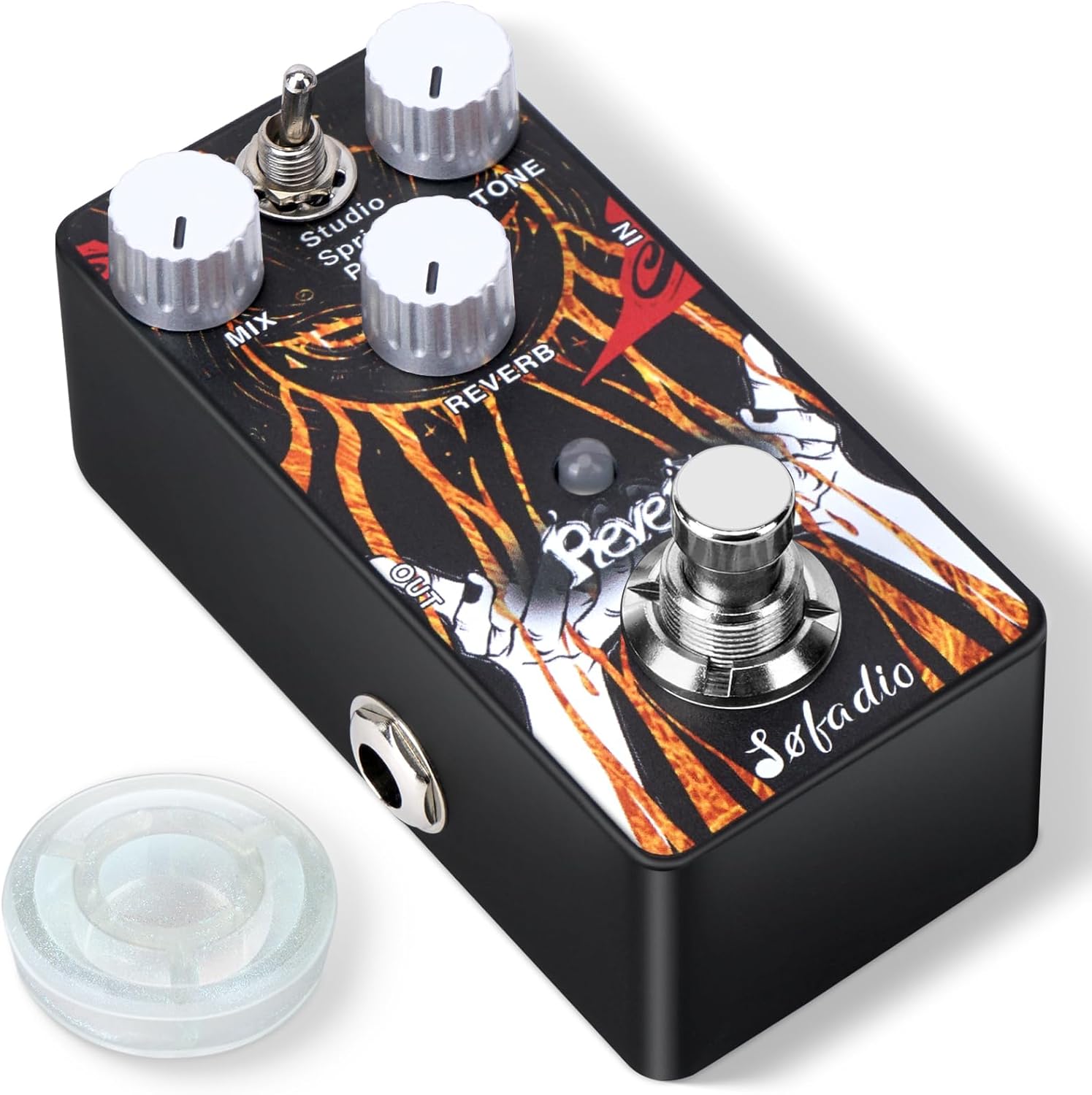 Reverb Guitar Pedal with 7 Modes for Versatile Sound Effects