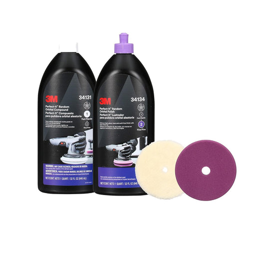 3M Perfect-It Random Orbital Replenishment Kit for Polishing