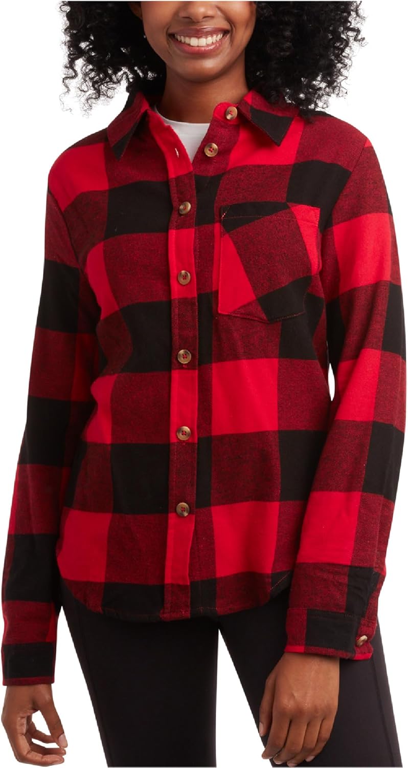 Casual Flannel Shirt for Women - Stay Cozy in Style!
