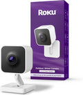 Roku New Outdoor Camera 2024 - Weatherproof 1080p Pet & Security Cam