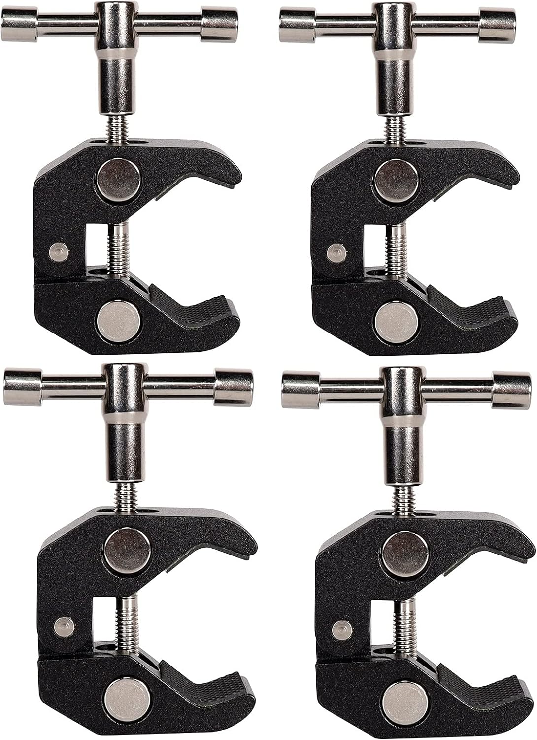 QYXINC 4Pack Super Clamps - Multi-Threaded Photography Accessory