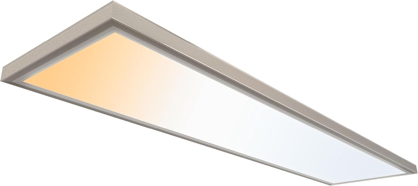 Ultralux 1x4 ft Surface Mount Ceiling Light Panel for Home