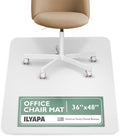 Protect Floors with Ilyapa 36x48 Clear Chair Mat