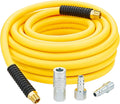 1/2 in x 50 ft Hybrid Air Hose with 1/2 in MNPT Ends - Durable High