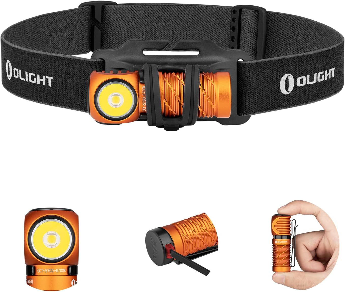 OLIGHT Perun 2 Mini Headlamp 1100 Lumens Rechargeable Light