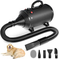High Velocity Blow Dryer for Dogs with Adjustable Speed and Heat