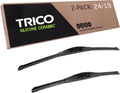 TRICO Silicone Ceramic 24in & 19in Pack of 2 Windshield Wiper Blades