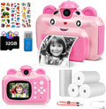Instant Print Digital Camera for Kids - Easy Print & Selfie Fun